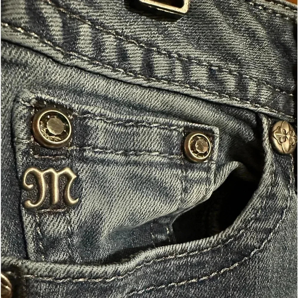 Miss Me cuffed skinny jeans women’s size 27/27 - Picture 5 of 12